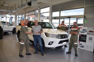 Fahrzeuguebergabe Toyota Hilux